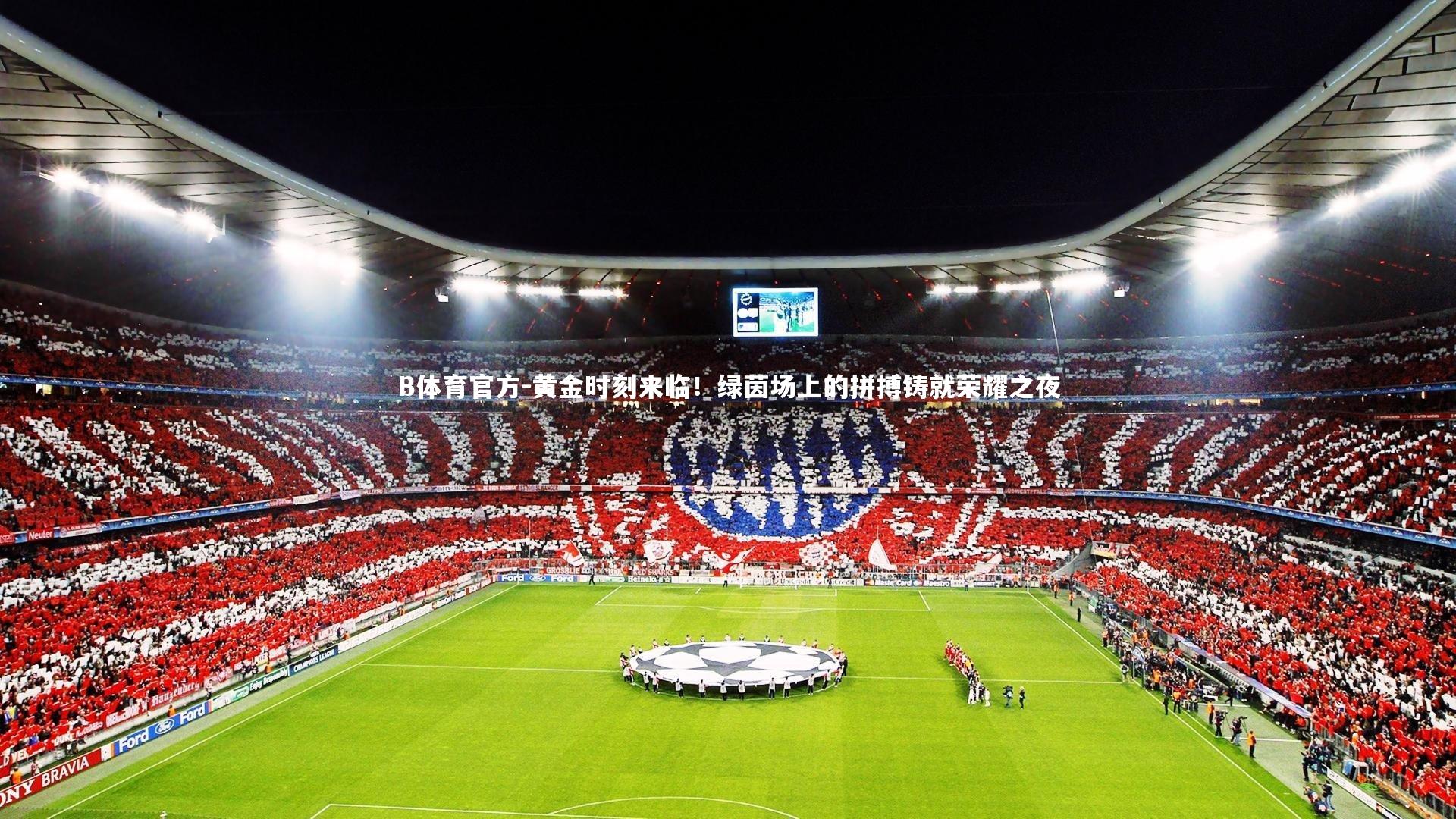 B体育官方-黄金时刻来临！绿茵场上的拼搏铸就荣耀之夜